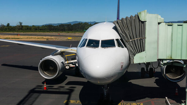 Самолет в аэропорту Вальдивии. Аэропорт Пичой - аэропорт
