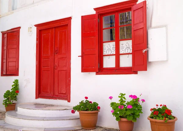 Traditional Architecture Oia Village Santorini Island — Stock Photo, Image
