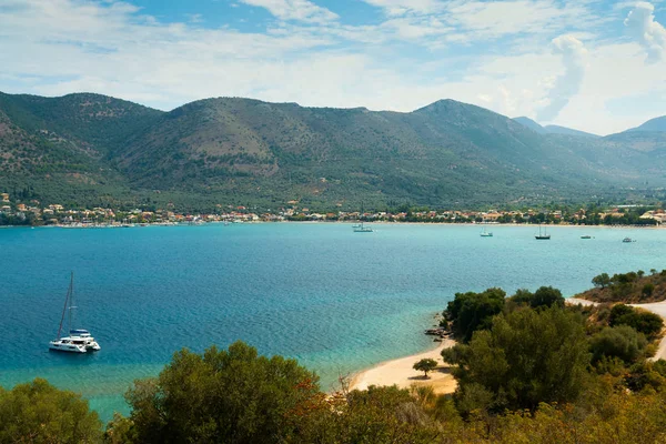 Nyári Absztrakt Háttér Tropical Beach Jón Tengerre Görögország — Stock Fotó