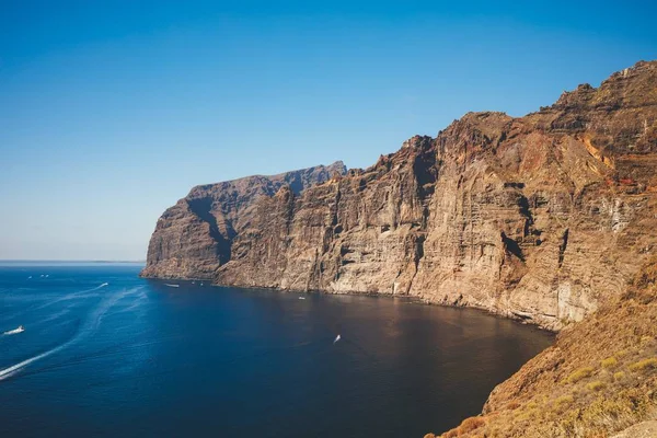 Los Gigantes Tenerife Rock Yapıyor — Stok fotoğraf