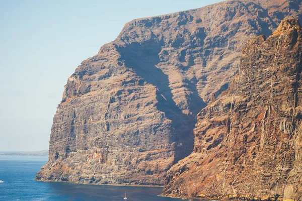 Los Gigantes Tenerife Rock Yapıyor — Stok fotoğraf
