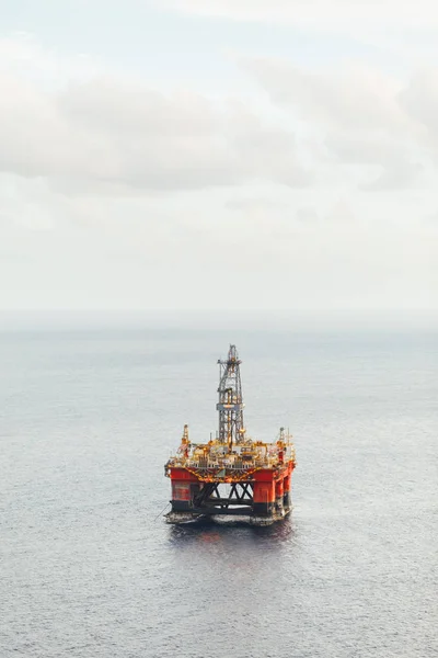 Offshore Und Gasplattform — Stockfoto