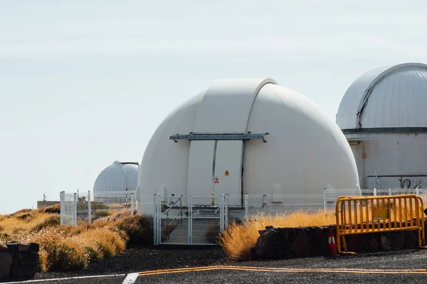 Παρατηρητήριο Teide Αστρονομικά Τηλεσκόπια Στην Τενερίφη Κανάριοι Νήσοι Ισπανία — Φωτογραφία Αρχείου