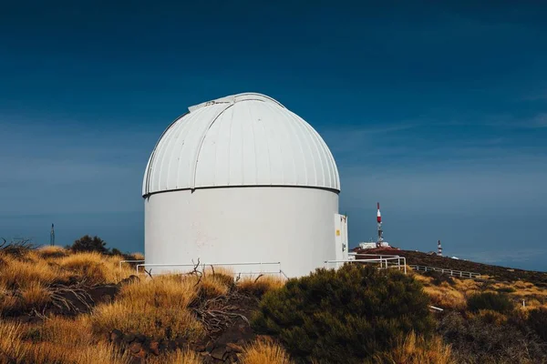 Teide Observatorium Astronomiska Teleskop Teneriffa Kanarieöarna Spanien — Stockfoto
