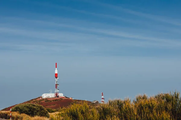 Телекоммуникационная Башня Тейде Тенерифе Канарские Острова Испания — стоковое фото