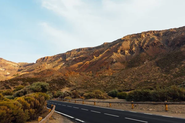 Krajobraz Droga Wulkanu Teide — Zdjęcie stockowe