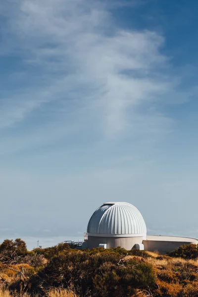 테네리페 카나리아 스페인에서 천문대 망원경 — 스톡 사진