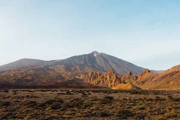 Mount Teide Volcano Tenerife Sunset — Stock Photo, Image