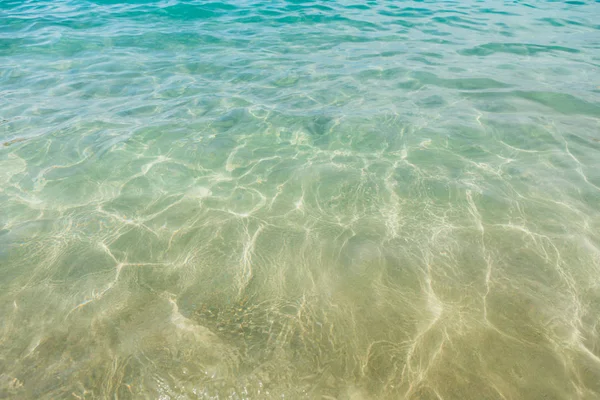 Blauwe Zee Water Bijtende Producten Achtergrond — Stockfoto