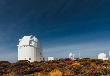 Teide Gözlemevi astronomik teleskop Tenerife, Kanarya Adaları, İspanya