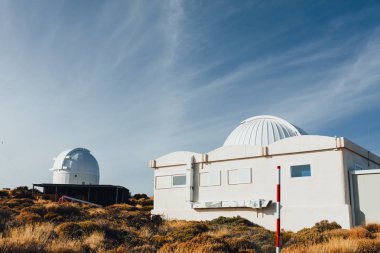 Teide Gözlemevi astronomik teleskop Tenerife, Kanarya Adaları, İspanya