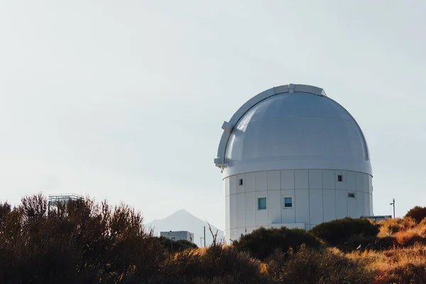 Teide 天文台天文望远镜在特内里费岛 加那利群岛 西班牙 — 图库照片