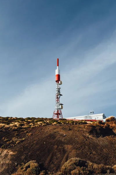Teide 天文台电信塔在特内里费岛 加那利群岛 西班牙 — 图库照片