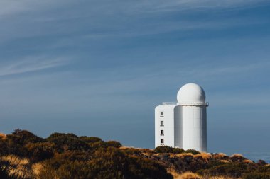 Teide Gözlemevi astronomik teleskop Tenerife, Kanarya Adaları, İspanya
