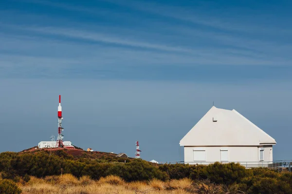 Teide Παρατηρητήριο Υποδομών Στην Τενερίφη Κανάριοι Νήσοι Ισπανία — Φωτογραφία Αρχείου