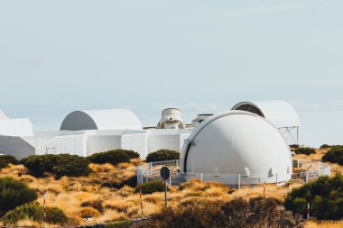 Teide Gözlemevi astronomik teleskop Tenerife, Kanarya Adaları, İspanya