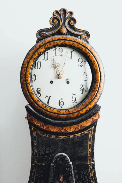 Old Antique Wooden Clock — Stock Photo, Image