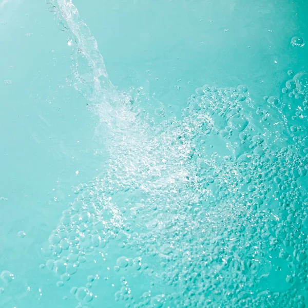 Wasserstrom Mit Blasen Nahsicht — Stockfoto