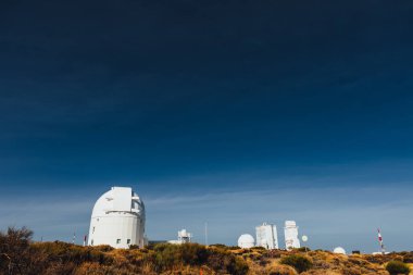 Teide Gözlemevi astronomik teleskop Tenerife, Kanarya Adaları, İspanya