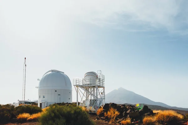 Teide Observatory Astronomical Telescopes Tenerife Canary Islands Spain — Stock Photo, Image