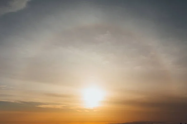 Sun Halo Natural Background — Stock Photo, Image