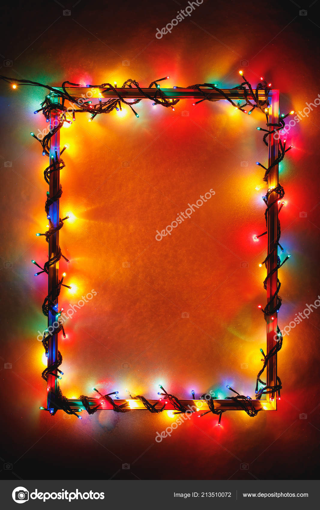 multicolor christmas lights