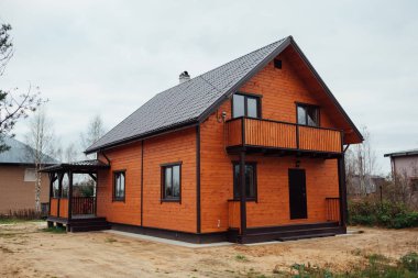 ahşap ülke ev dış