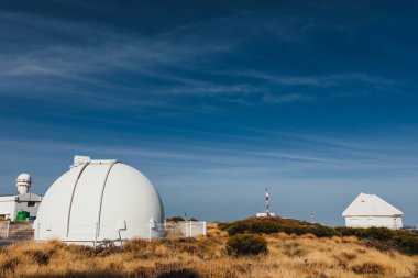 Teide Gözlemevi astronomik teleskop Tenerife, Kanarya Adaları, İspanya