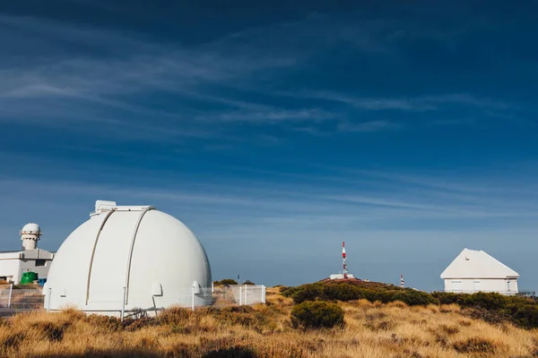 Παρατηρητήριο Teide Αστρονομικά Τηλεσκόπια Στην Τενερίφη Κανάριοι Νήσοι Ισπανία — Φωτογραφία Αρχείου