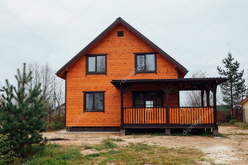 wooden country house exterior