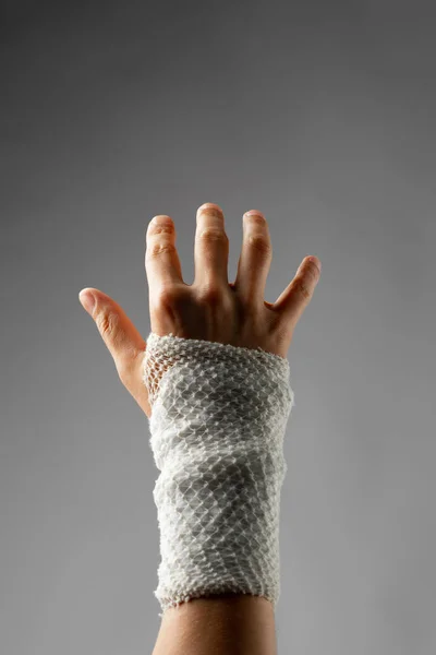 Wrist Wrapped Healing Bandage — Stock Photo, Image