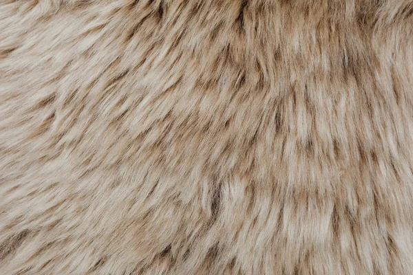 Brown Sheepskin Fur Texture Background — Stock Photo, Image