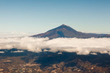 Mount Teide Yanardağı, Tenerife Adası, havadan görünümü