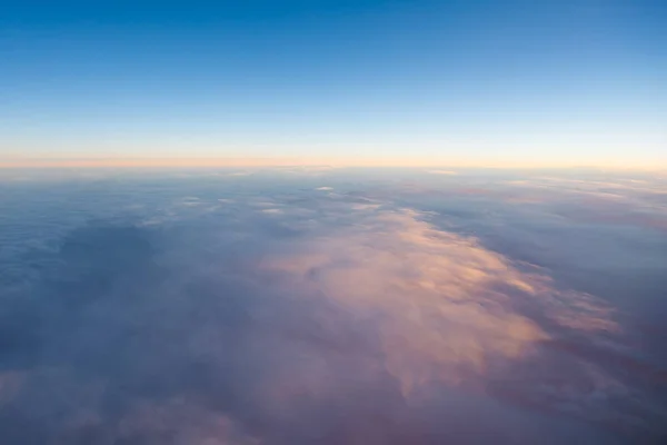 Purple clouds natural background — Stock Photo, Image