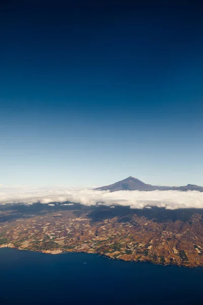 Vulcão Mount Teide, ilha de Tenerife, vista aérea — Fotografia de Stock