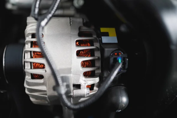Új autó generátor, kiadványról — Stock Fotó
