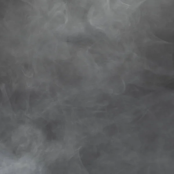 Dense smoke on black background — Stock Photo, Image