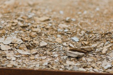 şist kayrak taşları, yakın çekim görünüm