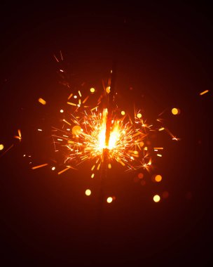 Haze kırmızı ışık ile Noel maytap