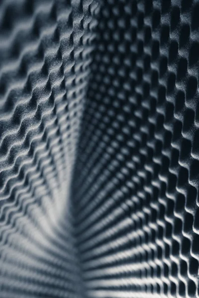 Acoustic foam abstract grey background — Stock Photo, Image