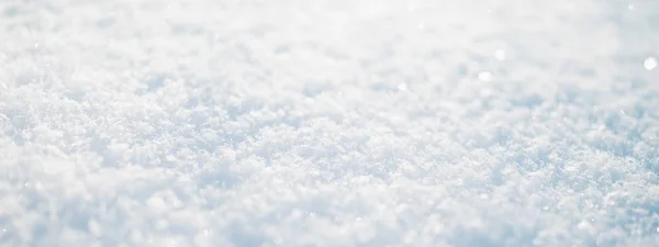 Snow texture as background with copy-space — Stock Photo, Image
