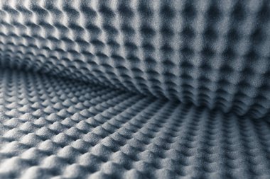 acoustic foam abstract grey background clipart
