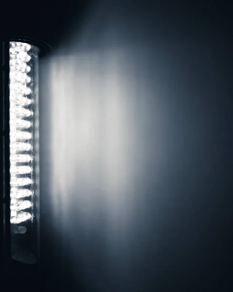 Abstrakt LED lykta ljus bakgrund med kopia-Space — Stockfoto