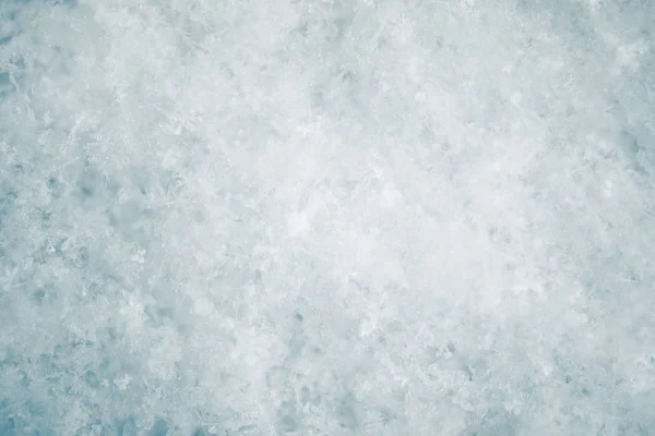 Textura de neve como fundo com espaço de cópia — Fotografia de Stock