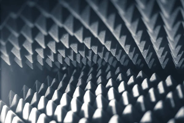 Akustikschaumpyramide abstrakter Hintergrund — Stockfoto