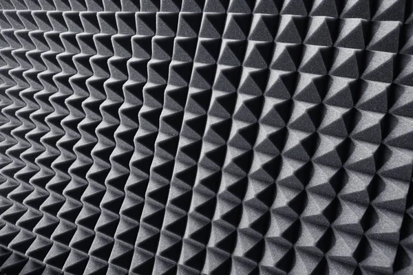 Acoustic foam absorber for sound dampering background — Stock Photo, Image