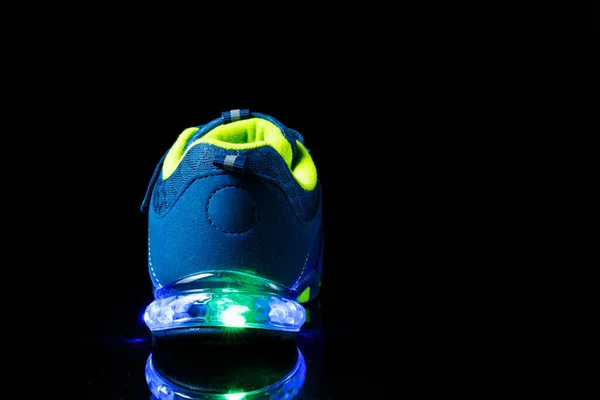 Sapato Sapatilha Crianças Com Iluminação Luz Led — Fotografia de Stock