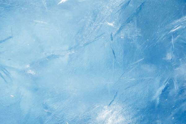 blue frozen texture of ice