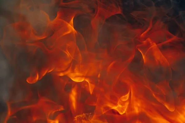 Φλεγόμενο Φόντο Φωτιάς Γλώσσες Φλόγας — Φωτογραφία Αρχείου
