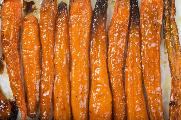 Піч Запечена Морква Цибуля Здорового Харчування — стокове фото